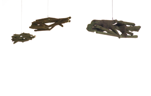 Coupécollé (détail), 2003.