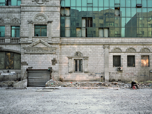 Soleil couchant - Harbin, 2011.