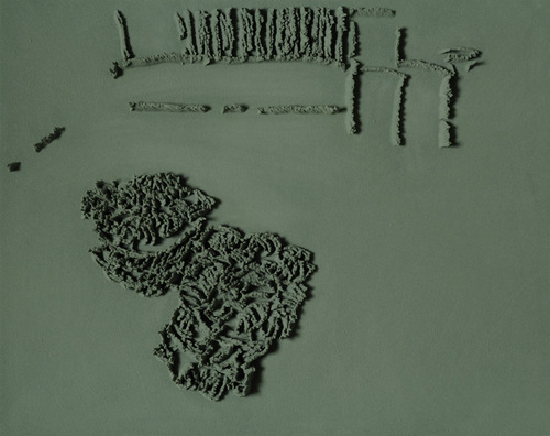 Skizze « Deux argentés–Lahore », 2008. 