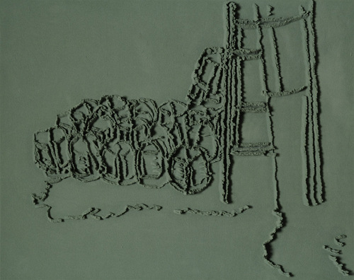 Skizze « Spekülatif–Peshawar », 2008.