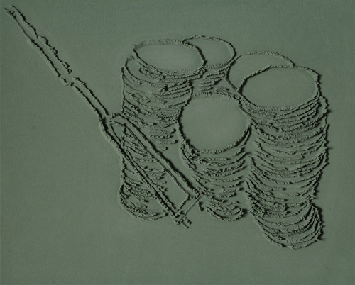 Skizze « Pièce montée–Lahore », 2008.