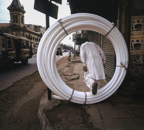 Le temps vite-Karachi, 2008.